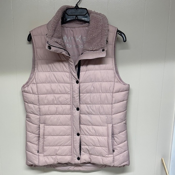Calvin Klein Performance Light Pink Quilted Vest - Picture 1 of 12